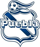 logo de el puebla liga mx fútbol americano equipo vector