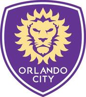 logo de el orlando ciudad mayor liga fútbol fútbol americano equipo vector