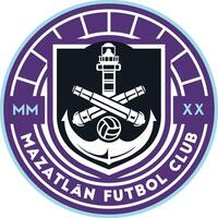 logo de el mazatlán liga mx fútbol americano equipo vector