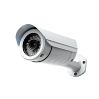 AI generated Wall mount cctv security camera png isolated on transparent background