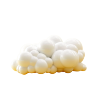 ai generado nube png aislado en transparente antecedentes