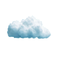 AI generated Cloud png isolated on transparent background