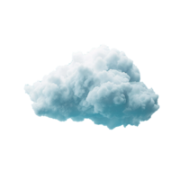 AI generated Cloud png isolated on transparent background