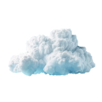 ai gegenereerd wolk PNG geïsoleerd Aan transparant achtergrond