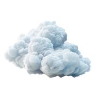 AI generated Cloud png isolated on transparent background
