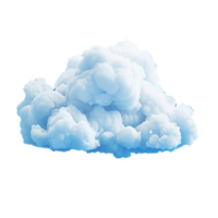 AI generated Cloud png isolated on transparent background