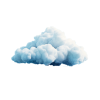 AI generated Cloud png isolated on transparent background