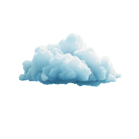 AI generated Cloud png isolated on transparent background