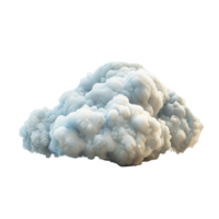 AI generated Cloud png isolated on transparent background