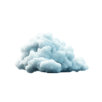 AI generated Cloud png isolated on transparent background