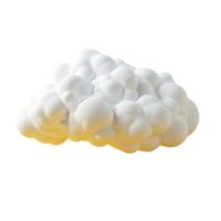 ai gegenereerd wolk PNG geïsoleerd Aan transparant achtergrond