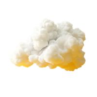 AI generated Cloud png isolated on transparent background