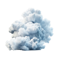 AI generated Cloud png isolated on transparent background