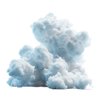 ai gegenereerd wolk PNG geïsoleerd Aan transparant achtergrond