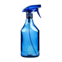 ai généré bleu vaporisateur bouteille isolé sur transparent Contexte png