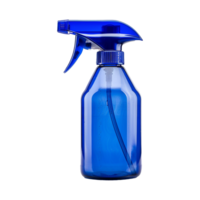 ai genererad blå spray flaska isolerat på transparent bakgrund png