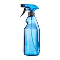 ai gerado azul spray garrafa isolado em transparente fundo png