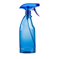 ai gerado azul spray garrafa isolado em transparente fundo png