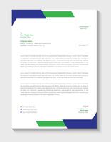 Letterhead Design Template vector