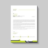 Letterhead Design Template vector