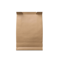 AI generated Paper bag for mockup png isolated on transparent background