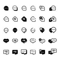 notification of mobile apps icon collection set vector