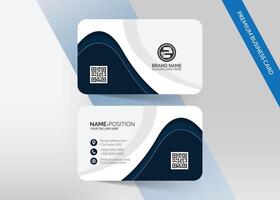 Abstract business card template design vector