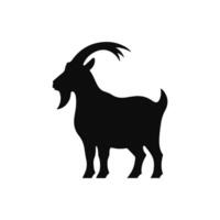 AI generated goat vector silhouette for the Eid al-Adha theme