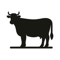 AI generated cow vector silhouette for the Eid al-Adha theme