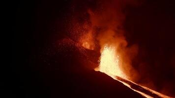 volcan laps de temps 4k video