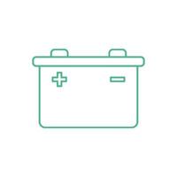 Car Battery Icon Vector Template Illustration Design