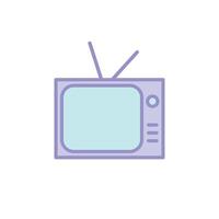 televisión icono vector modelo ilustración diseño