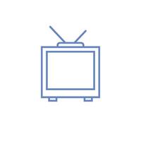 televisión icono vector modelo ilustración diseño