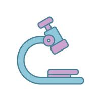 Microscope Icon Vector Template Illustration Design