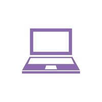 Laptop Notebook Icon Vector Template Illustration Design