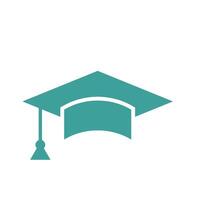 Graduate Cap Icon Vector Template Illustration Design