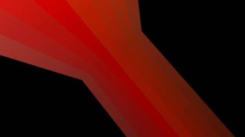 Red and Orange Colored Stripes Background VJ Loop video