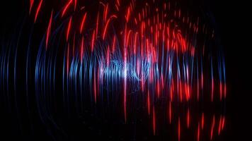 Blue and Red Sci-Fi Spiraling Splines Background VJ Loop video