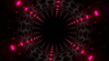 luz verde e Rosa cilíndrico estroboscópico túnel fundo vj ciclo video