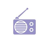 Radio Icon Vector Template Illustration Design