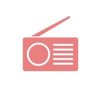 Radio Icon Vector Template Illustration Design