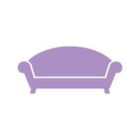 Sofa Couch Icon Vector Template Illustration Design