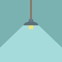 simple lamp vector illustration