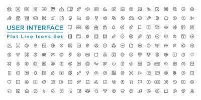 Mega set of ui ux icons, user interface icon set collection vector