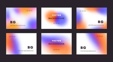 Soft Gradient Backdrop, Blurred Gradient Background, Horizontal gradient backdrop templates for poster, presentation, etc., Vector gradient illustration