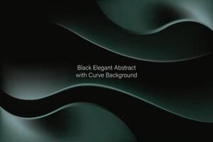 Abstract Black with Curve Background vector