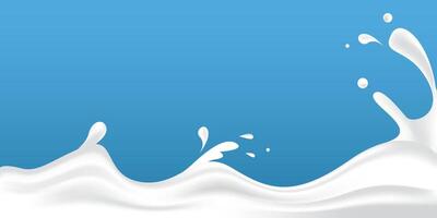 milky waves background. additional elements of milk design vector