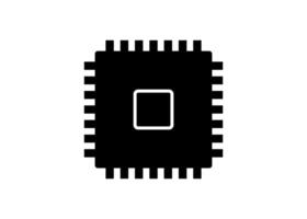 microchip icon design vector