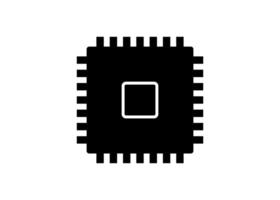 microchip icon design vector