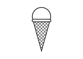 ice cream icon design vector